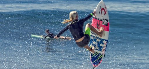 Surfing in Portugal