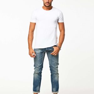 Alternative view of Pima SS O-Neck NOOS  Selected Homme